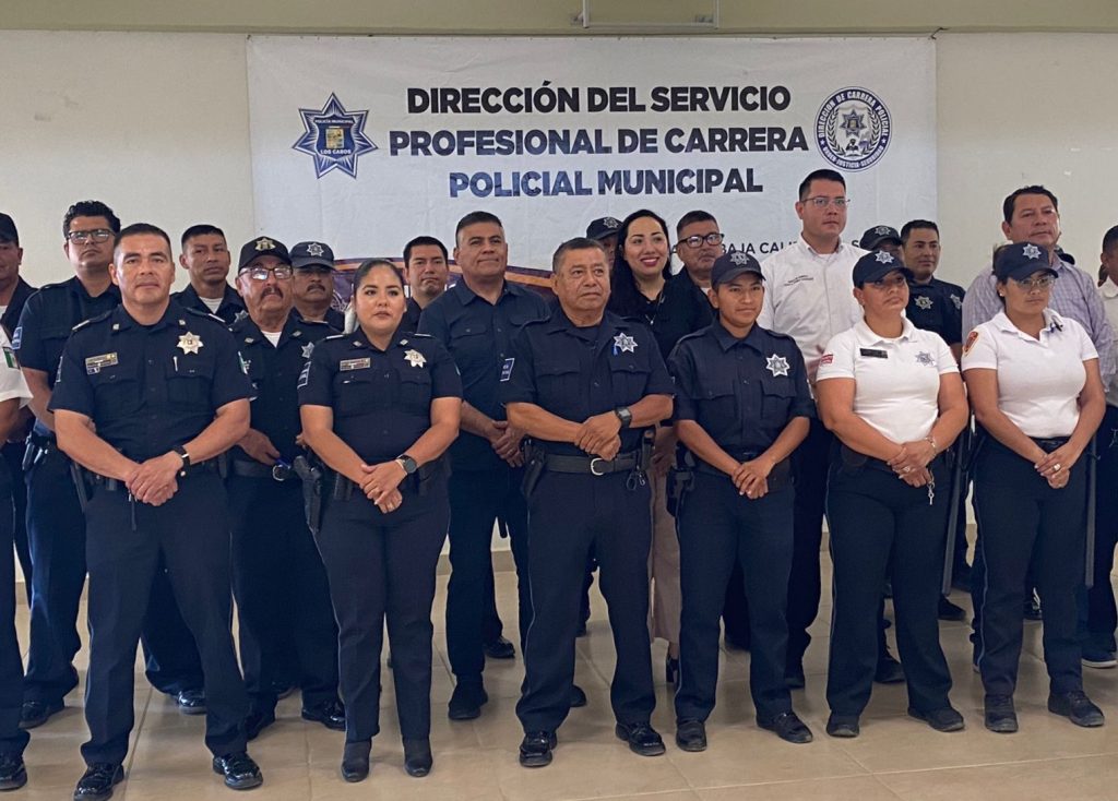 POLICÍAS MUNICIPALES DE LOS CABOS SON EVALUADOS EN COMPETENCIAS BÁSICAS DE LA FUNCIÓN POLICIAL