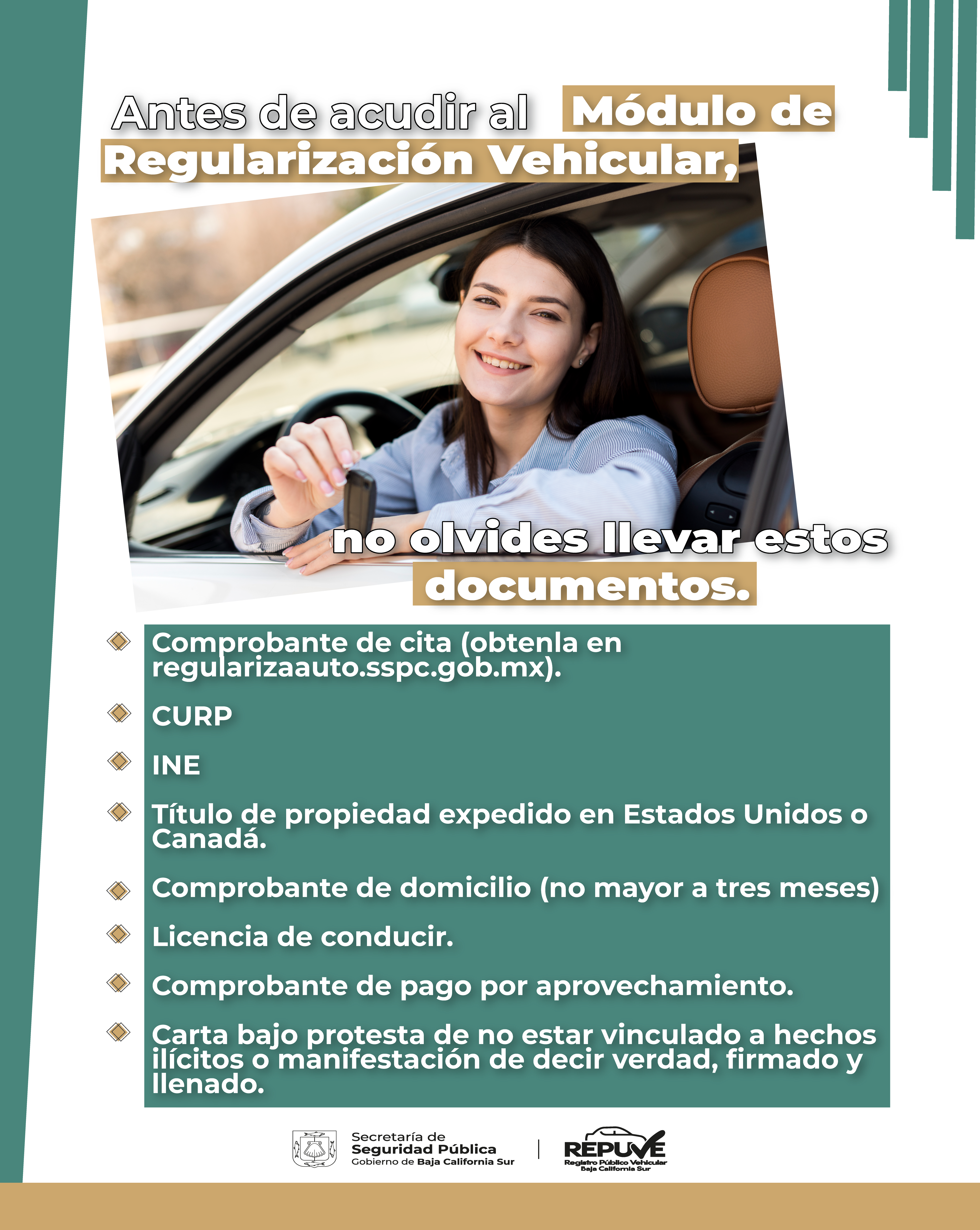 RECUERDA REPUVE REQUISITOS PARA REGULARIZAR AUTOS DE PROCEDENCIA EXTRANJERA