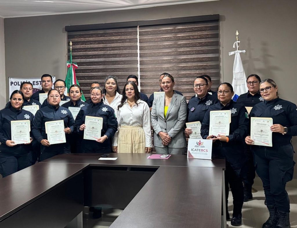 POLICÍAS ESTATALES CULMINAN CURSO EN MATERIA DE VIOLENCIA DE GÉNERO