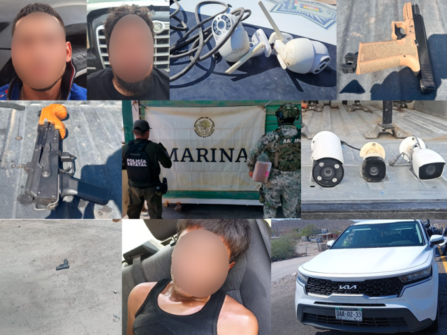 SE ASEGURAN CÁMARAS, ARMAS, CARTUCHOS, Y PERSONAS DURANTE ACCIONES OPERATIVAS DE LA MESA DE SEGURIDAD