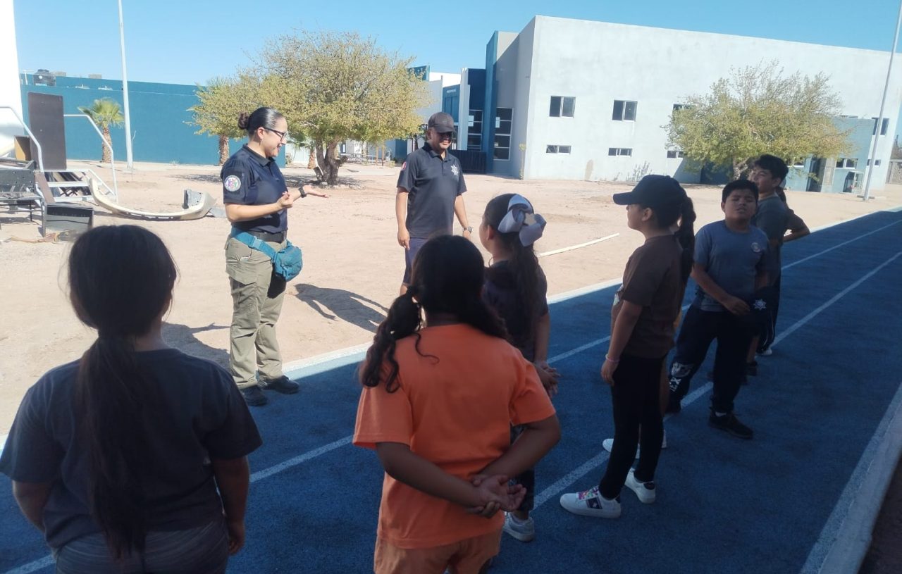 NIÑAS Y NIÑOS DE LA POLICÍA ESTATAL INFANTIL PARTICIPAN EN TALLER PREVENTIVO