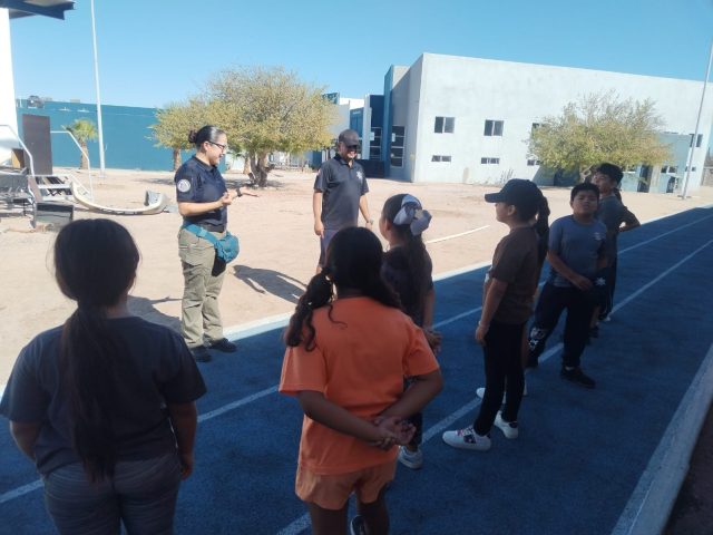 NIÑAS Y NIÑOS DE LA POLICÍA ESTATAL INFANTIL PARTICIPAN EN TALLER PREVENTIVO