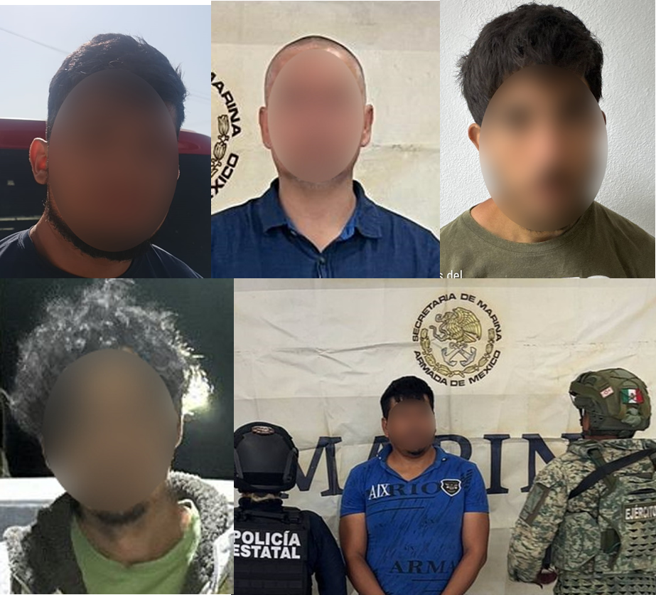 EN OPERATIVOS CONJUNTOS SON DETENIDAS CINCO PERSONAS POR DIVERSOS DELITOS