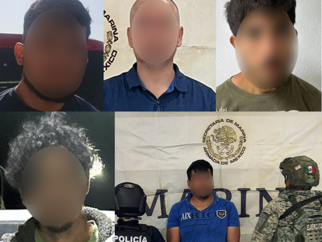 EN OPERATIVOS CONJUNTOS SON DETENIDAS CINCO PERSONAS POR DIVERSOS DELITOS