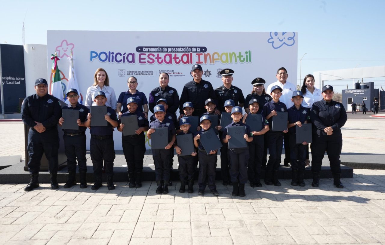 PRESENTA SSPE A LA PRIMERA GENERACIÓN DE LA POLICÍA ESTATAL INFANTIL