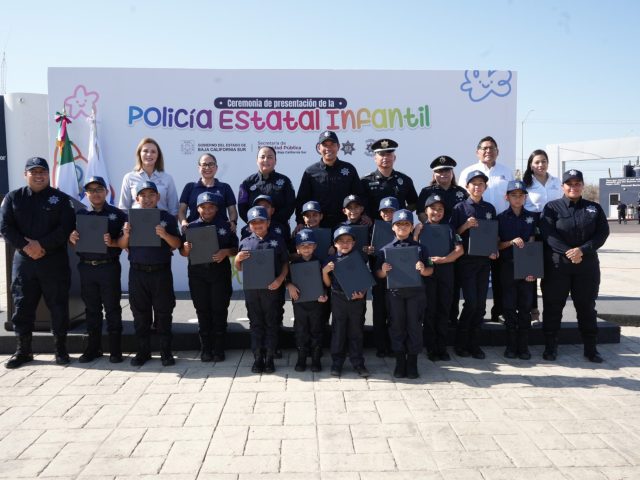 PRESENTA SSPE A LA PRIMERA GENERACIÓN DE LA POLICÍA ESTATAL INFANTIL