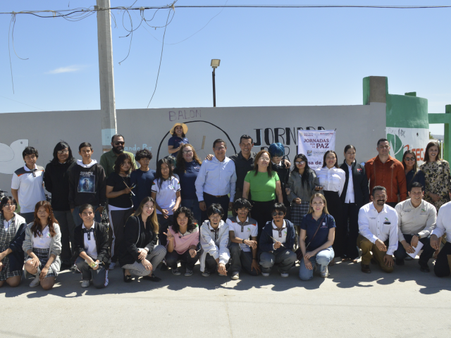 INICIA SSPE JORNADAS EL BALÓN DE LA PAZ EN PLANTEL CECYTE 05 DE CABO SAN LUCAS