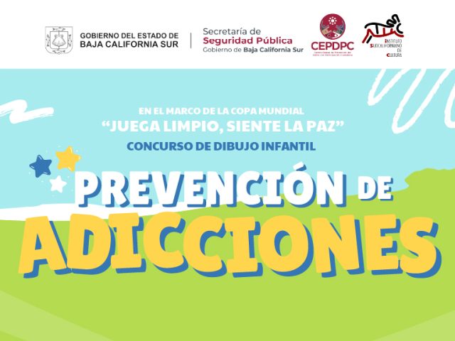 INVITA SSPE A PARTICIPAR EN EL CONCURSO DE DIBUJO CONTRA LA PREVENCIÓN DE ADICCIONES