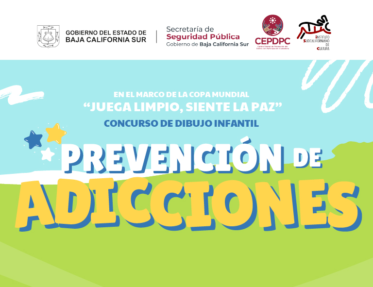 INVITA SSPE A PARTICIPAR EN EL CONCURSO DE DIBUJO CONTRA LA PREVENCIÓN DE ADICCIONES