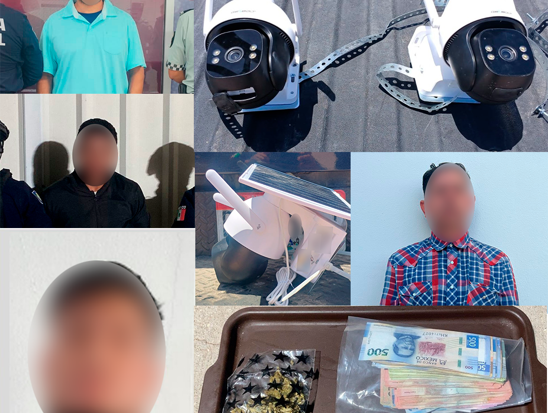 EN ACCIONES COORDINADAS DE SEGURIDAD DETIENEN A CINCO PERSONAS