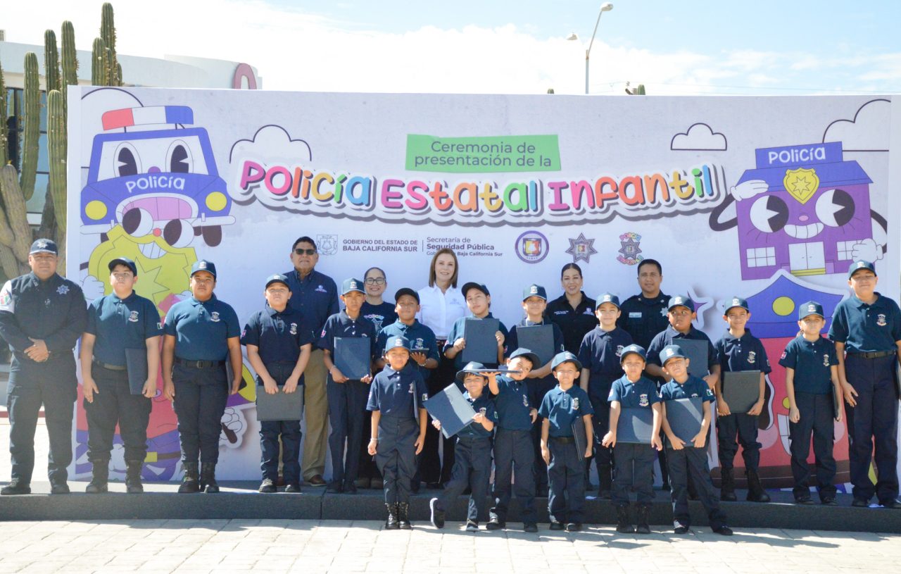 PRESENTAN A LA SEGUNDA GENERACIÓN DE LA POLICÍA ESTATAL INFANTIL