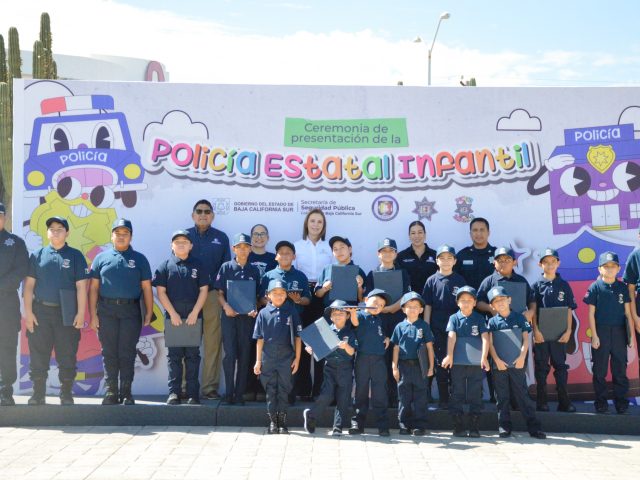 PRESENTAN A LA SEGUNDA GENERACIÓN DE LA POLICÍA ESTATAL INFANTIL