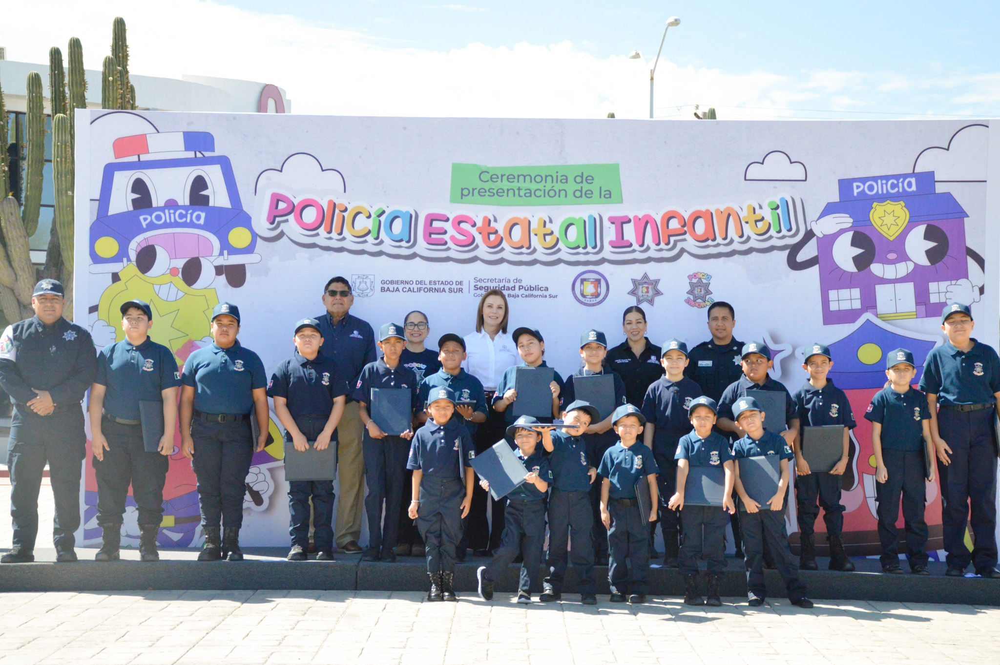 PRESENTAN A LA SEGUNDA GENERACIÓN DE LA POLICÍA ESTATAL INFANTIL
